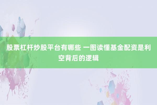 股票杠杆炒股平台有哪些 一图读懂基金配资是利空背后的逻辑